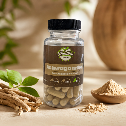 Ashwagandha Bio – Complément alimentaire (60 gélules)